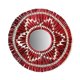 thumbnail image 3 of Rattan Plaited Seaweed Art Makeup Mirror Nordic Style Wall Hanging Home Living Room Bedroom Decoration Photography Prop, 3 of 5