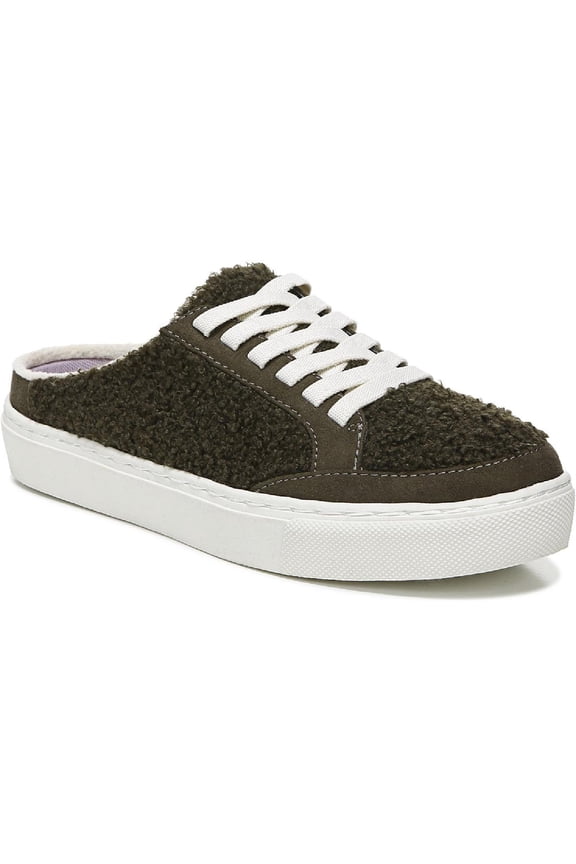 NBD Women's Faux Shearling or Wool Slip On Sneaker Mules