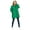 Kelly Green, variant on Plus Size Hooded Slicker Raincoat