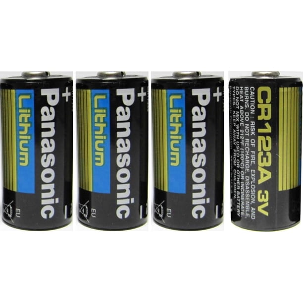Batería Panasonic CR123A Litio 3V Photo (paquete de 4)