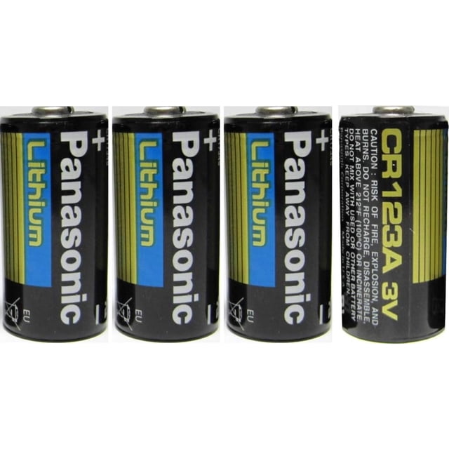 Batería Panasonic CR123A Litio 3V Photo (paquete de 4)