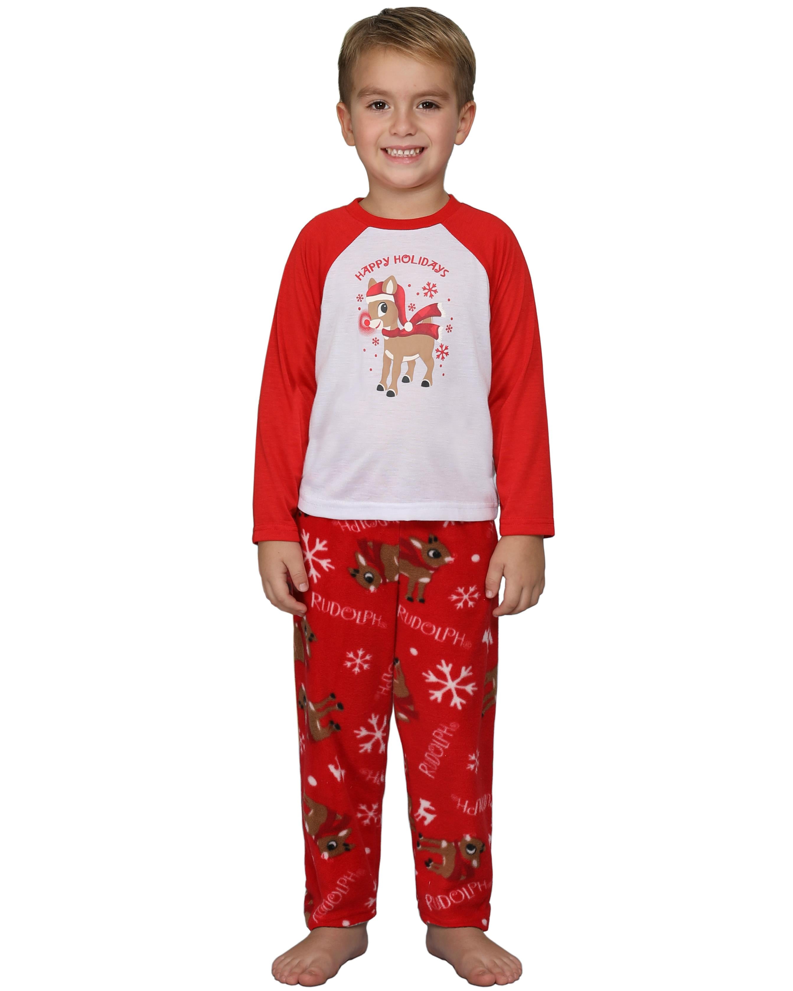 Team Rudolph Children’s size 7/8 and 18” Doll Matching lounge pants as pictured Clothing Unisex Kids Clothing Pyjamas & Robes Pyjamas 