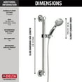 thumbnail image 2 of Delta 9-Setting Hand Shower - 51900 - Chrome, 2 of 10