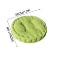thumbnail image 3 of Camnix Green Floor Pillow, Soft Round Seat Cushion, Thicked Corduroy Chair Pad with EPE Foam, Indoor/Outdoor Floor Cushion, Tatami Seat Pad, Fits Dining Chairs, Office, Home, Dorm, 3 of 8