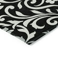 thumbnail image 4 of Addison Rugs Chantille Indoor/Outdoor Transitional Floral Black Washable Rectangle Rug, 9' x 12', 4 of 6