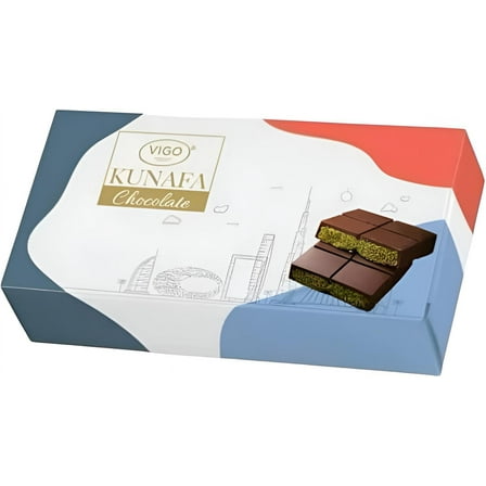 Premium Original VIGO Kunafa Dubai Chocolate – Authentic Dubai Sweet (100gm)