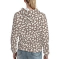 thumbnail image 7 of Wukai Cute Rabbit Print Womens Hoodies Fleece Sweatshirts Long Sleeve Sweaters Pullover Fall Outfits Winter Clothes-Small, 7 of 7