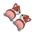thumbnail image 1 of Speravity Pegatinas anticolisión para coche de 2 uds., pegatinas protectoras de parachoques de puerta de coche de animales de dibujos animados Automoción decorativa y accesorios Numero 3, 1 of 6
