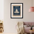 thumbnail image 2 of Framed Art Print, Washington DC Travel Poster by Vintage Travel Posters, 17-7/8" x 21-7/8", 2 of 3