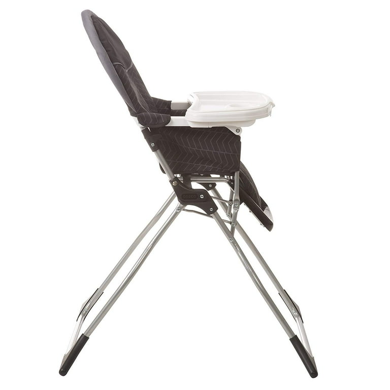Cosco Foldable Portable High Chair with Adjustable Tray for Toddlers and Kids Black Arrows Deluxe Walmart