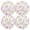 Pink, variant on Ryvnso Flamingo Flowers Round Plate Mats Dining Table Placemat Set of 4 for Holiday Decoration