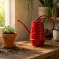 thumbnail image 5 of JWQFBC Long Spout Watering Can Retro Style Metal Watering Can Rust-Resistant Garden Tool for Home, Gardening Tasks, Copper, 5 of 9