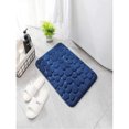 thumbnail image 1 of Alfombra de baño con relieve de adoquines, alfombras antideslizantes para lavabo, bañera, alfombrilla lateral para suelo, alfombrilla para baño, alfombrilla de viscoela de espuma Deng Xun unisex, 1 of 2