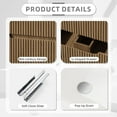 thumbnail image 2 of Goodyo 24" Wall-Mount Bathroom Vanity with White Basin Sink Floating Bathroom Cabinet in Walnut, 2 of 9