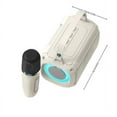 thumbnail image 2 of Byujiro Mini Karaoke Machine for Adults and Kids, Portable Bluetooth Speaker with 2 UHF Wireless Microphones PA System with Ball, LED Lights, for Home Party, Wedding, 2 of 3