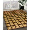 thumbnail image 2 of Ahgly Company Indoor Round Patterned Caramel Brown Area Rugs, 7' Round, 2 of 6