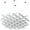 Light Gray, variant on VIVO Navy Blue Acoustic Ceiling Waffle Panel