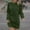Army Green, variant on Qulqfy Green Women Dress Tshirt Mini Long Sleeve Fleece Crewneck Warm Casual Dresses Fall Dresses for Women L