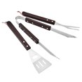 thumbnail image 3 of Soidarity Juego de 3 uds. De herramientas grandes y largas para parrilla de barbacoa, tenedor giratorio, pinzas, acero inoxidable, nuevo Estufas de camping, 3 of 6