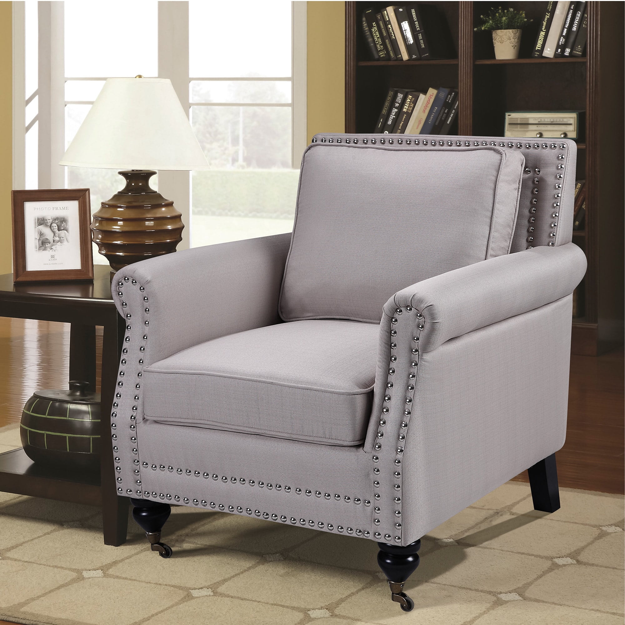 Best Master Furnitures Best Master Furniture Beige Accent Arm Chair