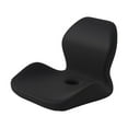 thumbnail image 4 of Cojín de espuma viscoelástica para silla de oficina, soporte para cintura y espalda, antideslizante, color negro, para coche, conducción y oficina., 4 of 8