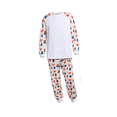 thumbnail image 1 of Camiseta y pantalones de manga larga en blanco con sublimación, ropa de Navidad, ropa de hogar familiar, conjuntos de pijamas para adultos y niños, 1 of 5