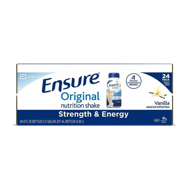 Ensure Original Nutrition Vanilla Meal Replacement Shakes with 9g of