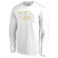thumbnail image 2 of Men's White Nashville Predators White Out Long Sleeve T-Shirt, 2 of 3