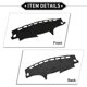 thumbnail image 5 of Cubierta de tablero de Unique Bargains compatible con Subaru Forester 2009-2013, consola central negra de poliéster antideslizante, 5 of 7