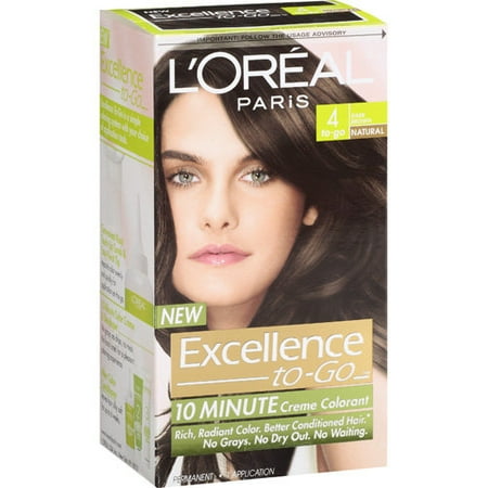 L'Oreal Paris Excellence To-Go 10 Minute Creme (Best Way To Cover Gray Hair For Brunettes)