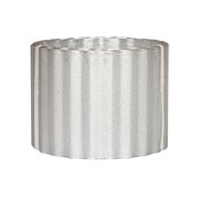Corrugated Metal Garden Edging - Galvalume (Silver) - 6" Tall & 10' Long - Dakota Tin