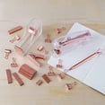 thumbnail image 4 of Liyamei Desk Acrylic Stapler Staple Remover Tape Dispenser Clips Paper Clips Ballpoint Pen And Scissor, 4 of 5