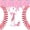 Pink L, variant on Meiyoeat Donut Initial L Letter Twin Sheet Sets for Girls Kids, Ice Cream Baseball Sport Bedding, Pink, 3-Piece