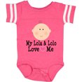 thumbnail image 3 of Inktastic My Lola and Lolo Love Me Girls Baby Bodysuit, 3 of 5