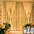 thumbnail image 4 of Cortina de luces LED, decoración de festival, fiesta de boda, hogar, jardín, dormitorio, decoración al aire libre, 4 of 5