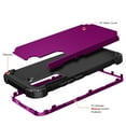thumbnail image 2 of Decase for Samsung Galaxy S22 Case, Heavy Duty Hybrid Rugged Shockproof Case, Full Body Protective Cover For Samsung Galaxy S22,Purple, 2 of 6
