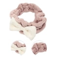 thumbnail image 3 of Unique Bargains 1 Pc Fashion Cute Plush Washing Face Headwrap for Women for Girls 7.87"x2.56" Pink, 3 of 3
