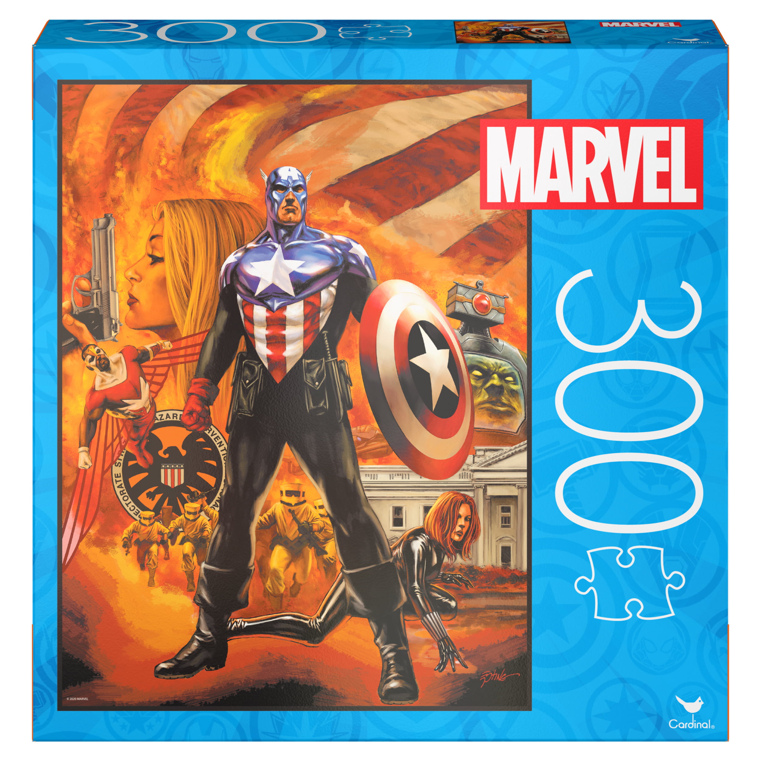 Marvel Avengers Team Captain America Jigsaw Puzzle 1000 Pieces Small Size NEW!