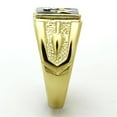 thumbnail image 3 of Anillo Color Oro Para Hombres de Acero Inoxidable Masonico, 3 of 5