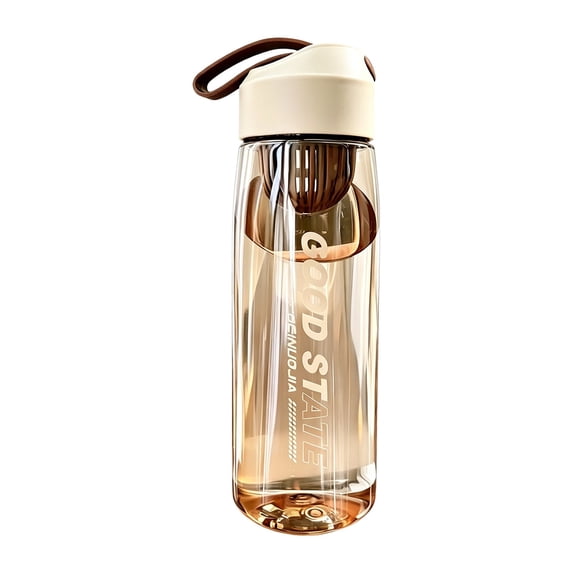 Wyihui Water Bottle, Reusable Plastic Sports Cup with Flip Top, Drop Proof Drinking Bottle for Gym Outdoor