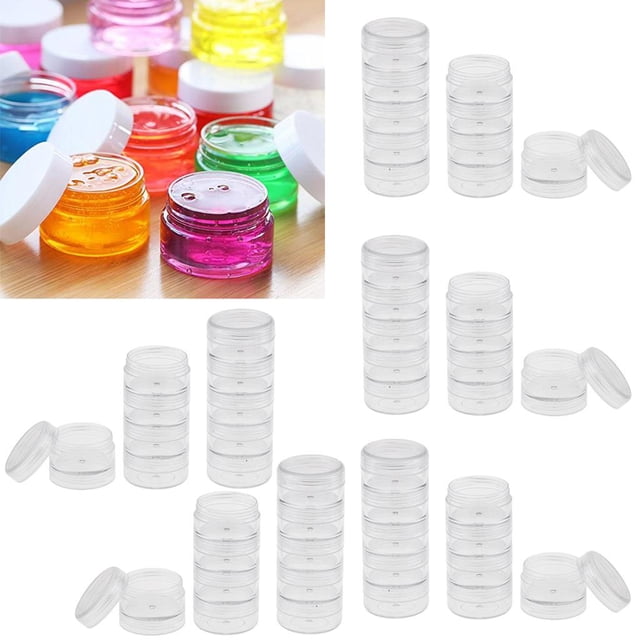 10 Unidades Contenedor de Almacenamiento, Caja de Plástico forma forma forma , Recipientes con Tapa para , , Joya 95 x 36mmmm mm BLESIY Contenedores apilables de almacenamiento