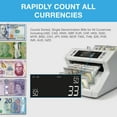 thumbnail image 6 of Safescan 2250 Bill Counter for bills sorted by denomination with 3-point counterfeit detection, 6 of 6