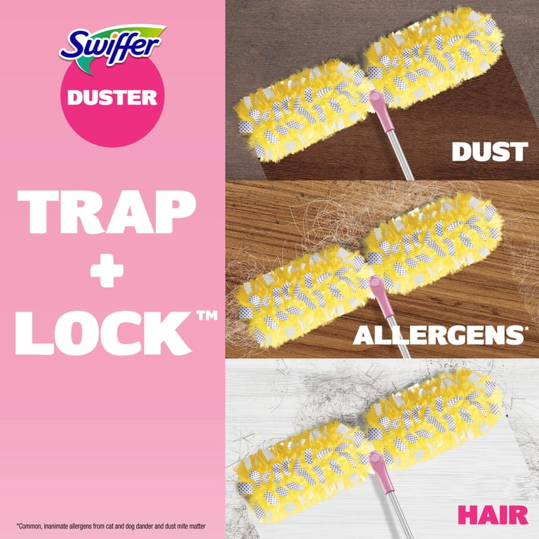 Swiffer Heavy Duty 6 Ft Extendable Duster Kit, Pink Lemonade photo 7