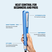BaBylissPRO® Nano Titanium™ 1 Ultra-Sleek Flat Iron & 3/4 Ultra-Sleek Straightener Prepack