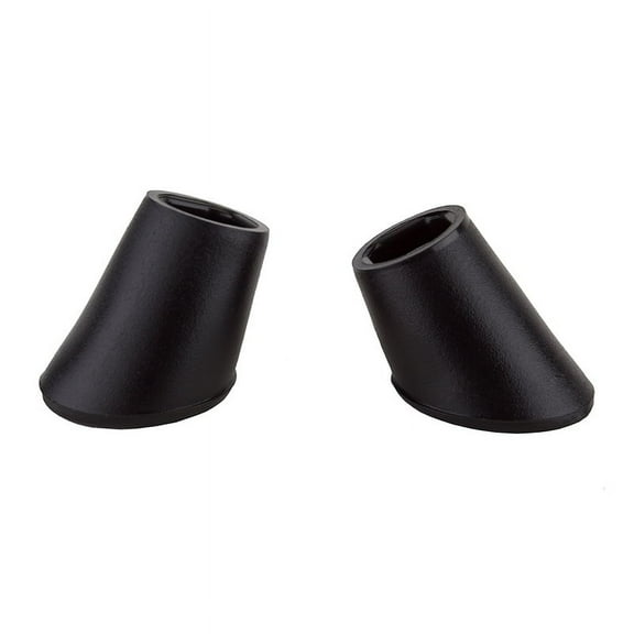 Esge / Pletscher Black Rubber Shoes Only Black for Bicycle Double Kickstand