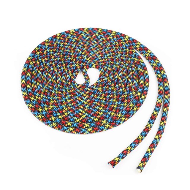 Atwood Rope MFG Double Dutch Jump Rope - 3/8 Inch - 18 Feet - Kids Adults (Super Nova, Single 18ft Rope)