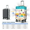 thumbnail image 6 of Naloa Funny Farm Elastic Suitcase Protector, Travel Suitcase Protector Cover Fits 18-32in Suitcase - Small, 6 of 9
