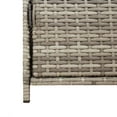 thumbnail image 2 of VidaXL Contemporary Poly Rattan Storage Cabinet, 32.7" x 17.7" x 29.9", Gray, 2 of 11