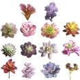 thumbnail image 2 of 1Pc Artificial Flower Succulent Plant DIY Garden Office Home Party Desk Decor, 2 of 7