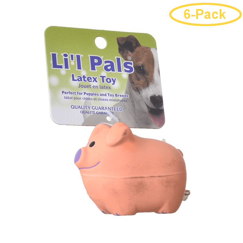 latex pig dog toy walmart